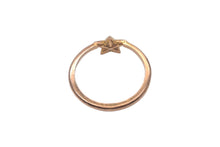 Load image into Gallery viewer, CHROME HEARTS クロムハーツ BUBBLGM STAR バブルガム スターリング 指輪 22K ゴールド スターモチーフ サイズ9号 重量2.381g 美品 中古 4c067056
