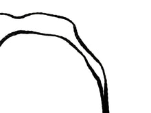 Load image into Gallery viewer, CHROME HEARTS クロムハーツ BSフレアペンダント wレザーブレイド ネックレス BS FLEUR LB シルバー925 重量36.239g 美品 中古 4c067063