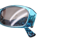 Load image into Gallery viewer, 極美品 CHROME HEARTS × MATTY BOY クロムハーツ マッティボーイ 99Eyes ULEIN サングラス ブルー プラスチック シルバー925 60□15-134 シルバー金具 中古 4c067083