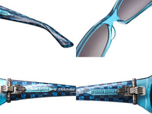 Load image into Gallery viewer, 極美品 CHROME HEARTS × MATTY BOY クロムハーツ マッティボーイ 99Eyes ULEIN サングラス ブルー プラスチック シルバー925 60□15-134 シルバー金具 中古 4c067083