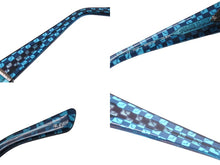 Load image into Gallery viewer, 極美品 CHROME HEARTS × MATTY BOY クロムハーツ マッティボーイ 99Eyes ULEIN サングラス ブルー プラスチック シルバー925 60□15-134 シルバー金具 中古 4c067083