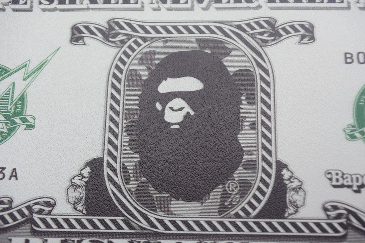 新品未使用 A BATHING APE アベイシングエイプ ポーチ BANKNOTE