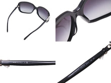 Load image into Gallery viewer, CHANEL シャネル サングラス ココマーク サイドリボン 5170-A 58□17 135 3N ブラック ホワイト 美品 中古 4c067116cc