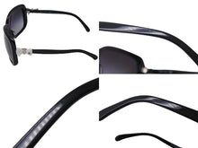 Load image into Gallery viewer, CHANEL シャネル サングラス ココマーク サイドリボン 5170-A 58□17 135 3N ブラック ホワイト 美品 中古 4c067116cc