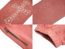 Load image into Gallery viewer, CHROME HEARTS クロムハーツ CH DRAKE SWTPANTS ダガー装飾スウェットロングパンツ コットン レッド サイズM 美品 中古 4c067403