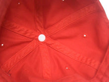 Load image into Gallery viewer, RUFF RYDERS ラフライダーズ キャップ ヴィンテージ 90s HIP HOP NEW YORK 刺繍 フリーサイズ レッド コットン 美品 中古 4c067415