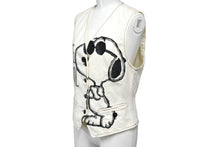 Load image into Gallery viewer, ICEBERG アイスバーグ ベスト インポート スヌーピー ボタンベスト サイズ38 コットン ホワイト 良品 中古 4c067417
