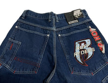 Load image into Gallery viewer, 新品未使用 VINTAGE RUFF RYDERS ラフライダーズ デニムショートパンツ サイズ32 DIRTY DENIM デッドストック コットン 中古 4c067423