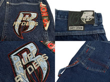 Load image into Gallery viewer, 新品未使用 VINTAGE RUFF RYDERS ラフライダーズ デニムショートパンツ サイズ32 DIRTY DENIM デッドストック コットン 中古 4c067423