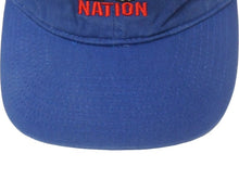 Load image into Gallery viewer, CROSS COLOURS クロスカラーズ キャップ ヴィンテージ 90s 1990 NATION 刺繍 フリーサイズ ブルー コットン 美品 中古 4c067436