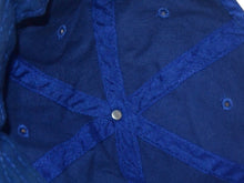 Load image into Gallery viewer, CROSS COLOURS クロスカラーズ キャップ ヴィンテージ 90s 1990 NATION 刺繍 フリーサイズ ブルー コットン 美品 中古 4c067436