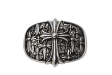 Load image into Gallery viewer, CHROME HEARTS クロムハーツ BUCKL CEMETERY1.5 セメタリークロス バックル シルバー925 重量244g .925 2003 刻印 美品 中古 4c067440