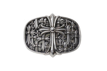 Load image into Gallery viewer, CHROME HEARTS クロムハーツ BUCKL CEMETERY1.5 セメタリークロス バックル シルバー925 重量248g .925 2003 刻印 美品 中古 4c067442