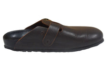 Load image into Gallery viewer, CHROME HEARTS クロムハーツ × BIRKENSTOCK ビルケンシュトック レザー ボストン サンダル シルバー925 41 美品 中古 4c067443