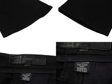Load image into Gallery viewer, CHROME HEARTS クロムハーツ フレアニー デニムパンツ ブラック ホースシューボタン ロゴ シルバー925 サイズ29 美品 中古 4c067445