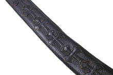 Load image into Gallery viewer, CHROME HEARTS クロムハーツ クロスパッチ ベルトストラップ サイズ30 レザー シルバー925 ブラック 美品 中古 4c067449