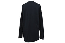 Load image into Gallery viewer, GIORGIO ARMANI ジョルジオアルマーニ 長袖Tシャツ イタリア製 コットン ブラック ホワイト サイズM 美品 中古 4c067461