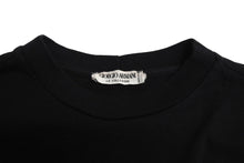 Load image into Gallery viewer, GIORGIO ARMANI ジョルジオアルマーニ 長袖Tシャツ イタリア製 コットン ブラック ホワイト サイズM 美品 中古 4c067461