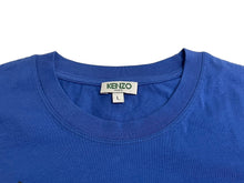 Load image into Gallery viewer, 極美品 KENZO ケンゾー 半袖Tシャツ トップス サイズL ポルトガル製 ブルー オレンジ コットン 中古 4c067466