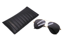 Load image into Gallery viewer, 極美品 Victoria Beckham ヴィクトリアベッカム サングラス ティアドロップ VBS90 C62 62□13 145 ブラック ゴールド 中古 4c067472
