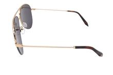 Load image into Gallery viewer, 極美品 Victoria Beckham ヴィクトリアベッカム サングラス ティアドロップ VBS90 C62 62□13 145 ブラック ゴールド 中古 4c067472