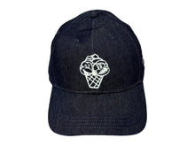 Load image into Gallery viewer, 新品未使用 Billionaire Boys Club ビリオネアボーイズクラブ DENIM CAP ICECREAM デニム キャップ アイスクリーム ブルー インディゴ ICJP233H001 サイズM 中古 4c067487