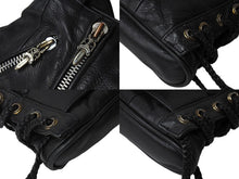 Load image into Gallery viewer, ChromeHearts クロムハーツ CH Plain JJDean Bag プレインJJディーンバッグ レザー シルバー925 ブラック 美品 中古 4c067513