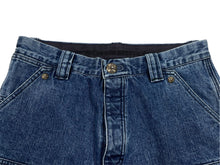 Load image into Gallery viewer, CHROME HEARTS クロムハーツ デニムカーペンターカットオフショートパンツ インディゴ シルバー925 サイズ34 美品 中古 4c067644