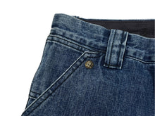 Load image into Gallery viewer, CHROME HEARTS クロムハーツ デニムカーペンターカットオフショートパンツ インディゴ シルバー925 サイズ34 美品 中古 4c067644