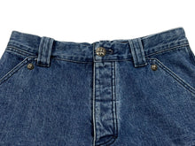 Load image into Gallery viewer, CHROME HEARTS クロムハーツ デニムカーペンターカットオフショートパンツ インディゴ シルバー925 サイズ30 美品 中古 4c067645