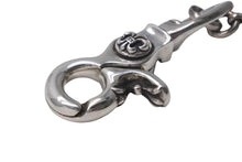 Load image into Gallery viewer, CHROME HEARTS クロムハーツ 1クリップロング #2BSフレアボール ウォレットチェーン シルバー シルバー925 美品 中古 4c067811