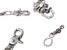 Load image into Gallery viewer, CHROME HEARTS クロムハーツ 1クリップロング #2BSフレアボール ウォレットチェーン シルバー シルバー925 美品 中古 4c067811