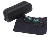 Load image into Gallery viewer, CHROMEHEARTS クロムハーツ RUMPLEFORESKIN-A メガネ サングラス プラスチック シルバー925 ブラック 美品 中古 4c067814