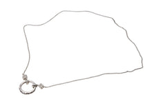 Load image into Gallery viewer, 新品未使用 CHROME HEARTS クロムハーツ EYEWEAR LOOP DICE ネックレス 重量28.5g チェーン79cm ダイス リング シルバー925 中古 4c067863