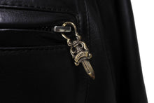 Load image into Gallery viewer, CHROME HEARTS クロムハーツ ライダース 2225-304-0351 ブラック Sサイズ パーツ破損あり 中古 4c067872