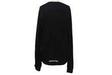Load image into Gallery viewer, CHROME HEARTS クロムハーツ 長袖シャツ ロンT 2212 304 0226 サイズS コットン ブラック ホワイト 良品 中古 4c067882