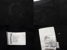 Load image into Gallery viewer, CHROME HEARTS クロムハーツ 長袖シャツ ロンT 2212 304 0226 サイズS コットン ブラック ホワイト 良品 中古 4c067882