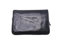 Load image into Gallery viewer, CHROME HEARTS クロムハーツ ジョーイスクロールウォレット 二つ折り財布 2246 304 0153 0900 レザー ブラック 美品 中古 4c067889