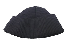 Load image into Gallery viewer, CHROME HEARTS クロムハーツ ビーニー ニット帽 クロスパッチ カシミヤ ブラック 美品 中古 4c067891