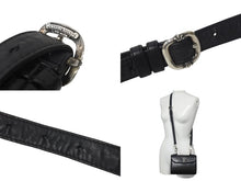 Load image into Gallery viewer, CHROME HEARTS クロムハーツ BSフレア ドッグアダムス オーダー品 ショルダーバッグ 2WAYバッグ レザー シルバー925 美品 中古 4c068002