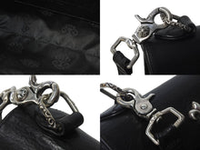 Load image into Gallery viewer, CHROME HEARTS クロムハーツ BSフレア ドッグアダムス オーダー品 ショルダーバッグ 2WAYバッグ レザー シルバー925 美品 中古 4c068002