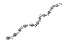 Load image into Gallery viewer, 新品同様 Chrome Hearts クロムハーツ クロスボールブレスレット 69g シルバー925 10リンク 中古 4c068125