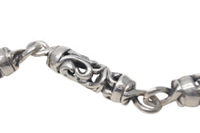 Load image into Gallery viewer, CHROME HEARTS クロムハーツ 9LINK ROLLER LONG-T オールド 2クリップ ロング ローラー ウォレットチェーン 美品 中古 4c068348