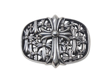 Load image into Gallery viewer, CHROME HEARTS クロムハーツ BUCKL CEMETERY1.5 セメタリークロス バックル シルバー925 重量294g .925 2003 刻印 美品 中古 4c068349