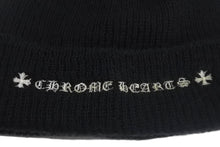 Load image into Gallery viewer, CHROME HEARTS クロムハーツ WOOL WATCH CAP CHプラス 刺繍 ニットキャップ サイズOS ウール 2238-304-4100 ブラック 美品 中古 4c068350