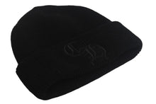Load image into Gallery viewer, CHROME HEARTS クロムハーツ CH 刺繍 ニットキャップ ビーニー 2238-304-4102 ウール ブラック 美品 中古 4c068351
