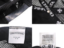 Load image into Gallery viewer, CHROME HEARTS クロムハーツ トラッカー FUCK YOU キャップ ブラック メッシュ コットン CHプラス ロゴ 帽子 小物 サイズOS 美品 中古 4c068417