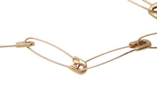 Load image into Gallery viewer, 極美品 CHROME HEARTS クロムハーツ ネックレス セーフティーピン 22K 16インチ 全長22.2 中古 4c068446