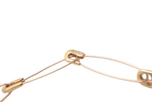 Load image into Gallery viewer, 極美品 CHROME HEARTS クロムハーツ ネックレス セーフティーピン 22K 16インチ 全長22.2 中古 4c068446