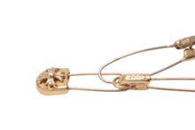 Load image into Gallery viewer, 極美品 CHROME HEARTS クロムハーツ ネックレス セーフティーピン 22K 16インチ 全長22.2 中古 4c068446